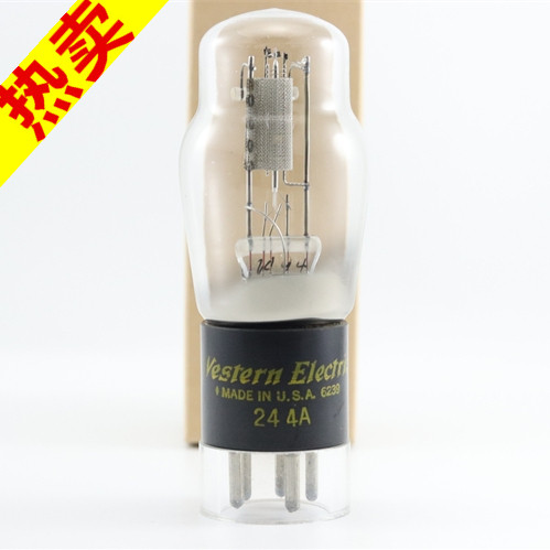美国西电244A方环编织网屏电子管