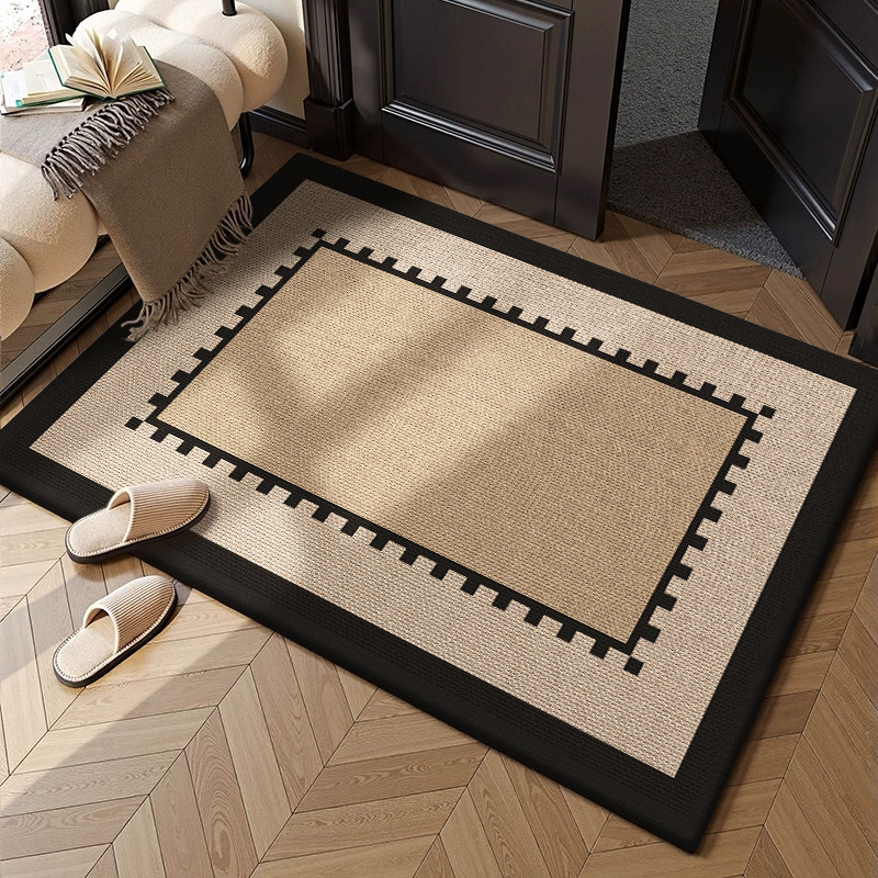 入户门轻奢地垫进门门口地毯家用脚垫高级中古客厅玄关门垫可定制,居家布艺,入户地垫,淘宝优惠券,粉丝福利购,淘宝优惠卷