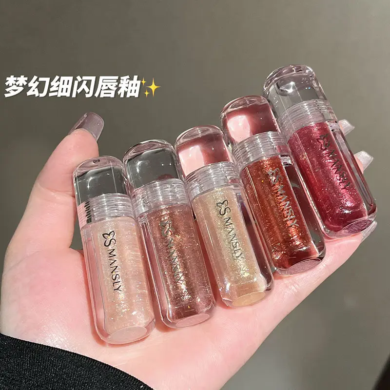 鎏金爆闪唇釉镜面唇露细闪唇彩