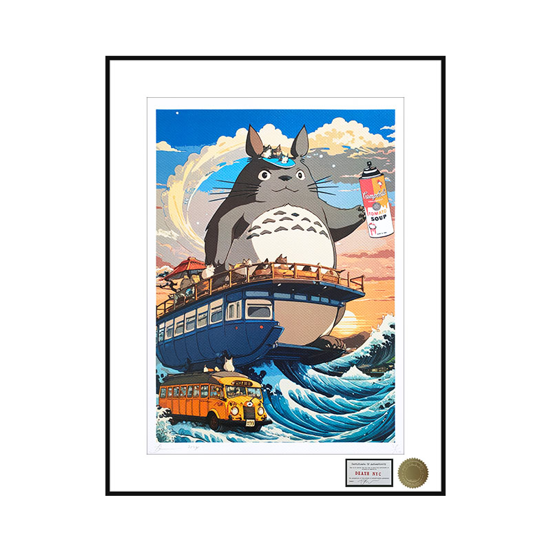 潮流艺术限量版画赠送装裱