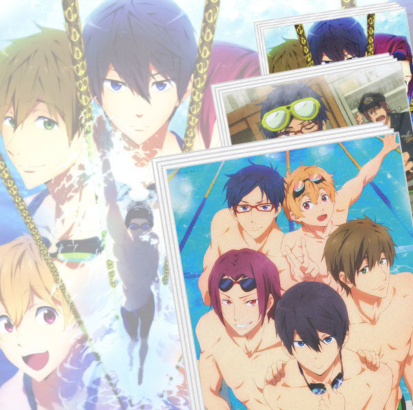 动漫人物肌肉男手绘中高级临摹卡片学生练习素描卡迷你小海报22张