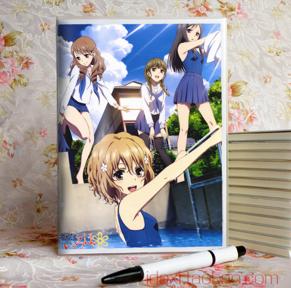 花开伊吕波/花开物语周边笔记本文具本子条纹内页学生记事日记本