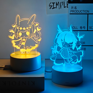 sky光遇周边书虫白鸟平菇狮子公仔cp周边手办桌面摆件氛围小夜灯