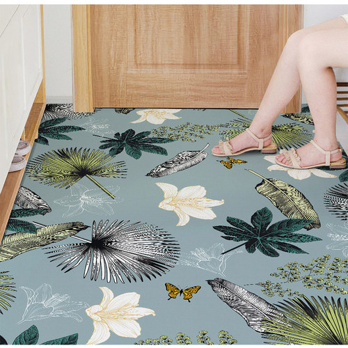 可擦免洗皮革防油家用pvc地垫