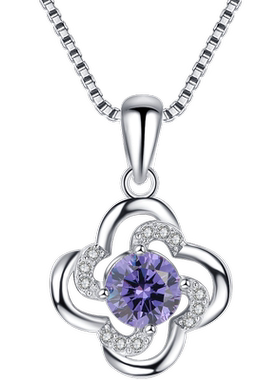 bebekitty绽梅生日礼物紫色水晶