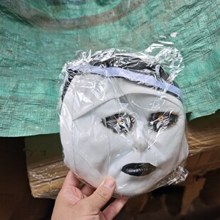 文柚招魂鬼修女面具万圣节恐怖吓人惊束女鬼头套鬼屋整蛊派对用品