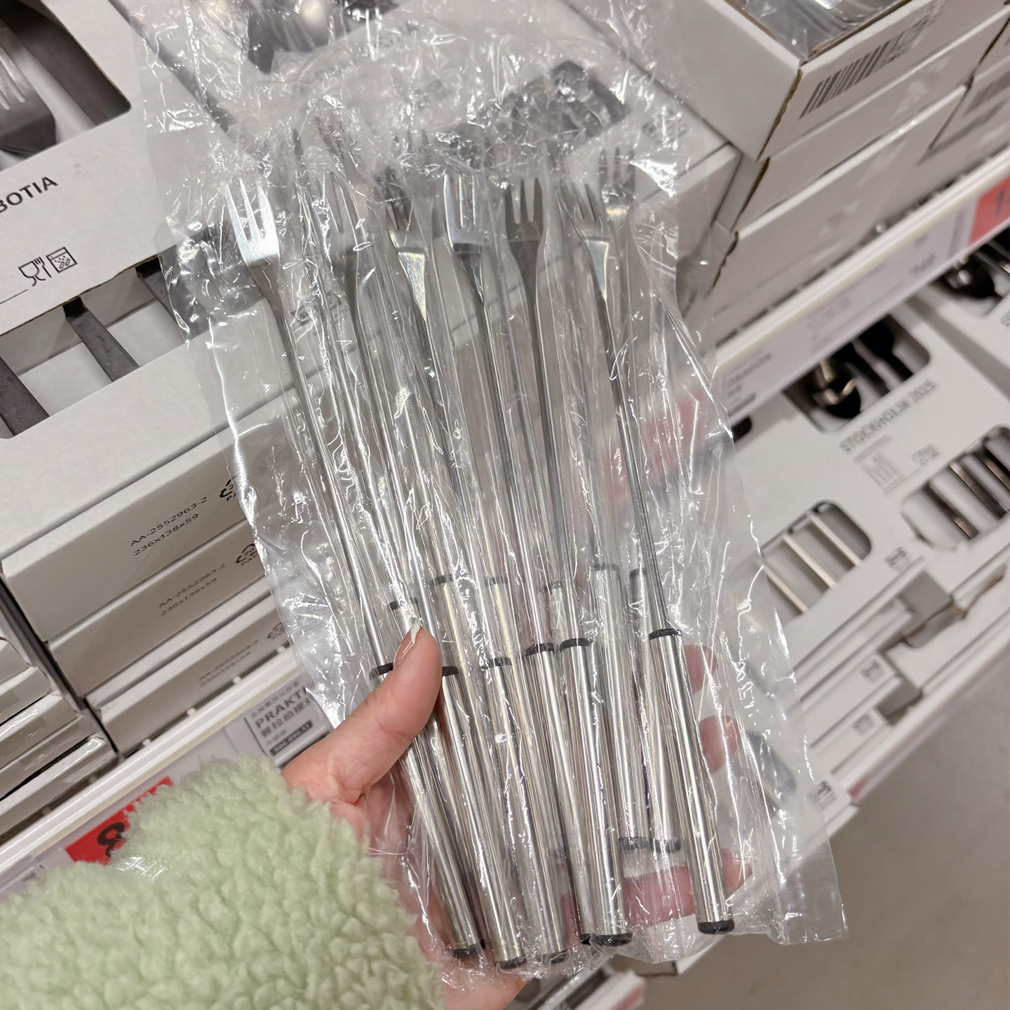 一套6支不锈钢水果叉手持式甜点叉火锅叉水果叉芝士零食巧克力叉,餐饮具,水果叉/水果签,淘宝优惠券,粉丝福利购,淘宝优惠卷