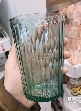 IKEA宜家代购 马克杯简约北欧ins风家用办公室水杯透明玻璃杯子