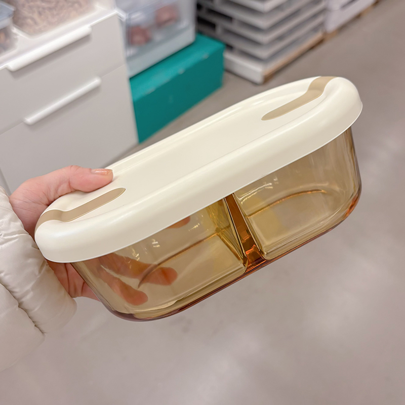 耐高温可入微波炉玻璃饭盒上班族