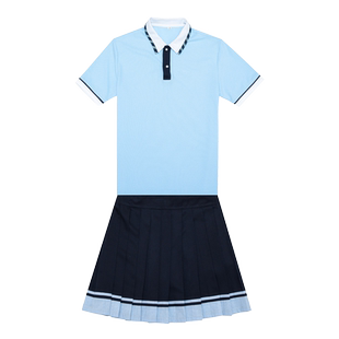 校服套装小学生夏季短袖儿童毕业照班服中学生幼儿园园服夏装