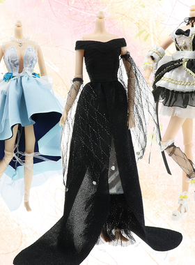 德必胜32cm十二星座关节娃娃衣服6分娃衣服可儿心怡礼服ob娃衣