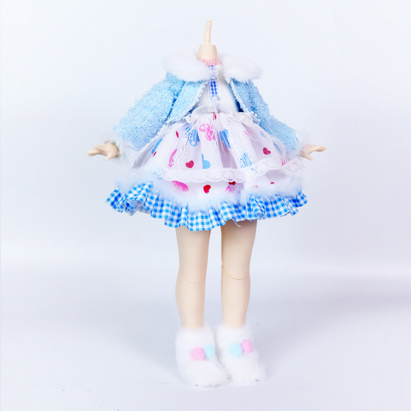 德必胜娃娃40cm娃娃衣服洛丽塔悠依衣服套装换装bjd可爱娃衣火柴