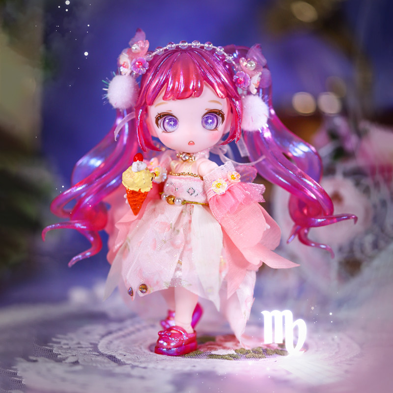 MAYTREE德必胜盲盒潮玩手办礼物ob11娃娃女孩十二星座bjd关节GSC