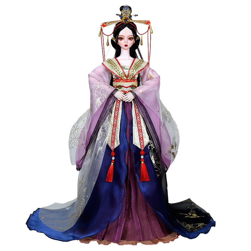 德必胜女娃娃古装古风礼物