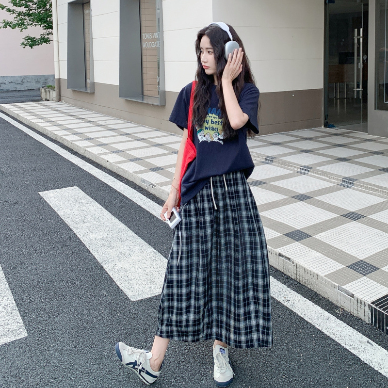 罗芬 故事面料女装官方实拍巨好看套装裙夏季女2025新款休闲格子