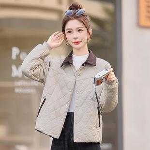 罗芬 故事面料女装官方巨好看的初冬外套2025新款显瘦短款时尚翻