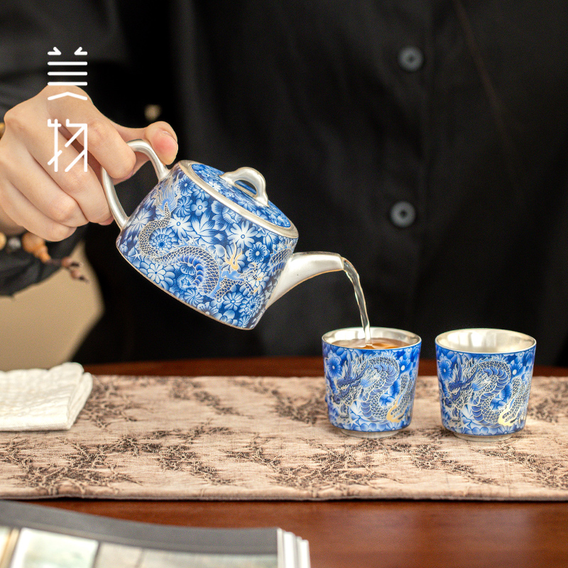 银壶蓝龙银壶2024新款