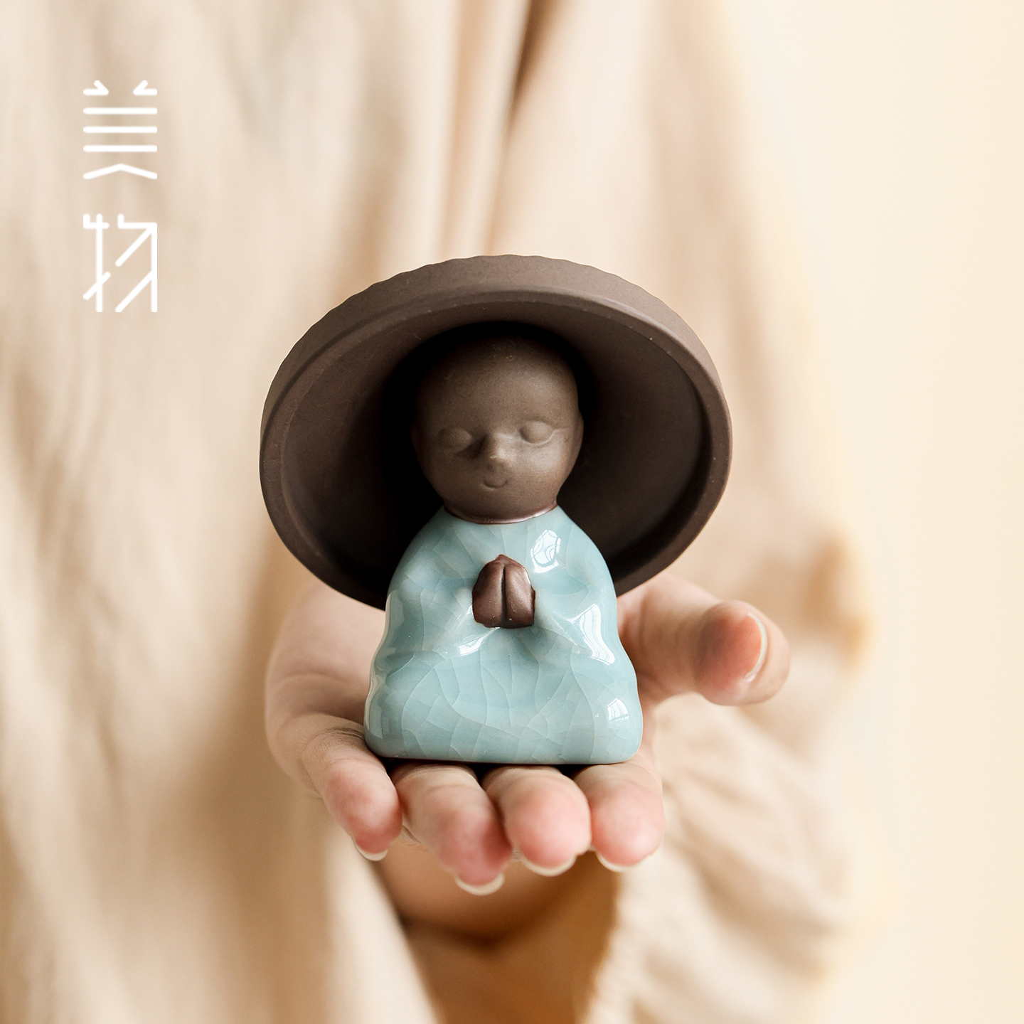 茶漏茶过滤陶瓷茶宠摆件过滤网