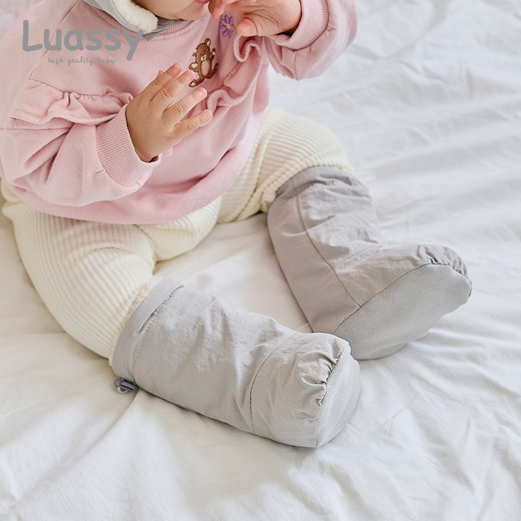 婴儿袜子秋冬宝宝毛绒鞋袜地板袜