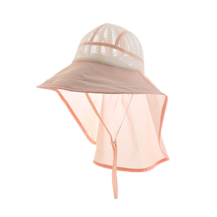 luassy儿童帽子夏季薄款宝宝护颈帽婴儿太阳帽男童女童防晒遮阳帽