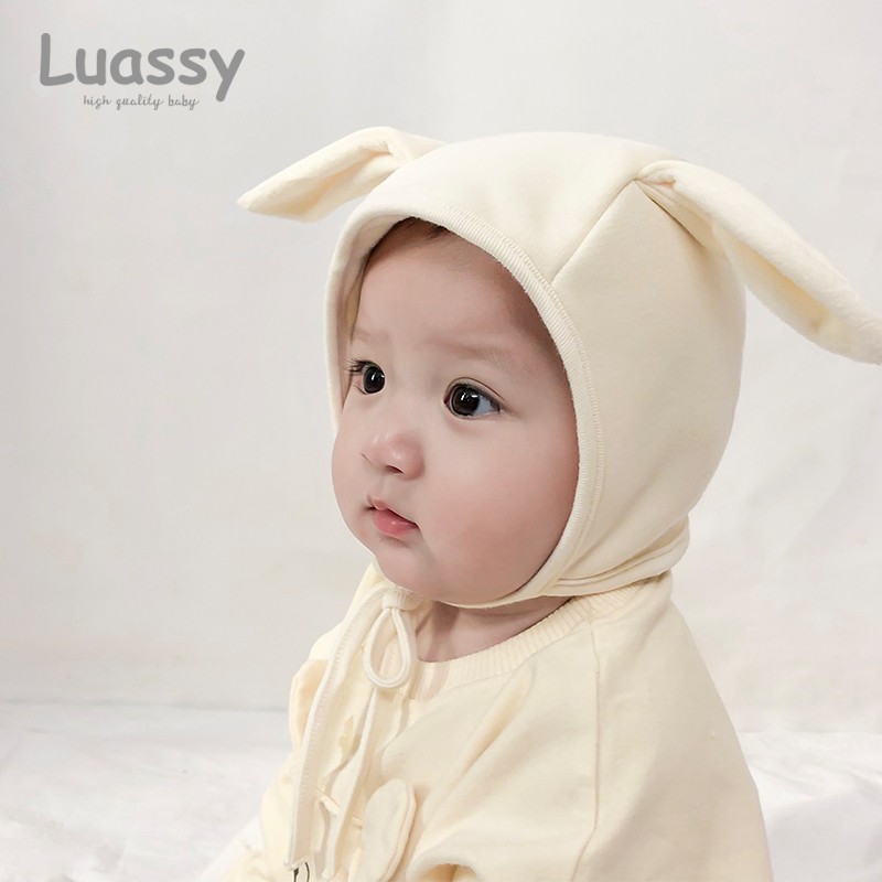 婴儿帽子秋冬季纯棉胎帽