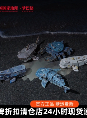 中国国家地理梦巴格 班门弄甲系列 立体手工拼插纸模 摆件礼物diy