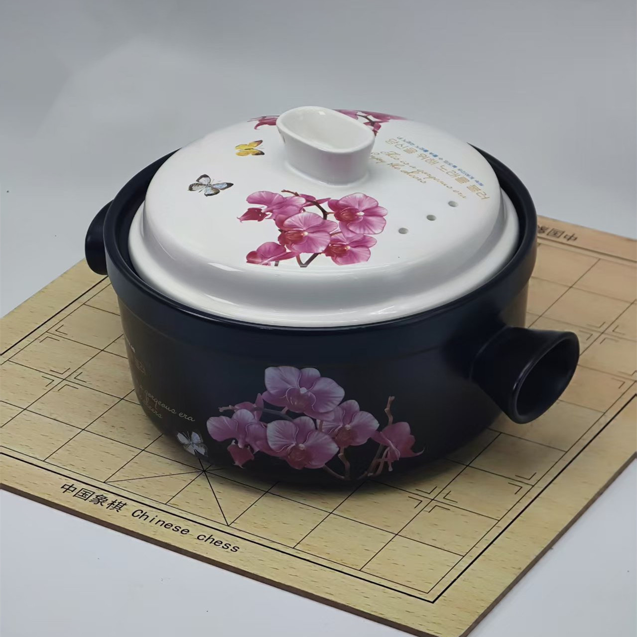 厨夫人明火直烧砂锅家用炖锅韩式陶瓷煲汤锅创意礼品炖肉煲汤煮粥