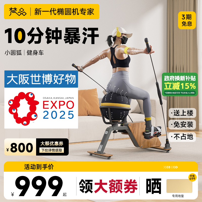 梵品动感单车家用小型健身单车室内运动器材减肥