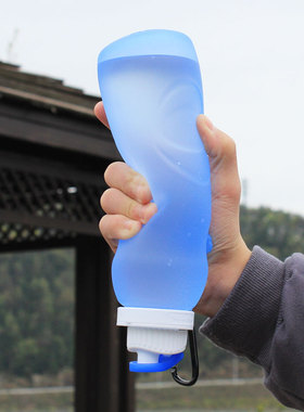 硅胶水杯便携可折叠杯子耐高温夏季户外旅行带男女学生运动软水壶