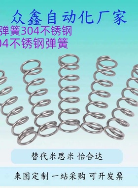 替盘起弹簧压缩弹簧NNWL/NNWM/WSYS/WSWS/WSFS不锈钢圆线螺旋弹簧