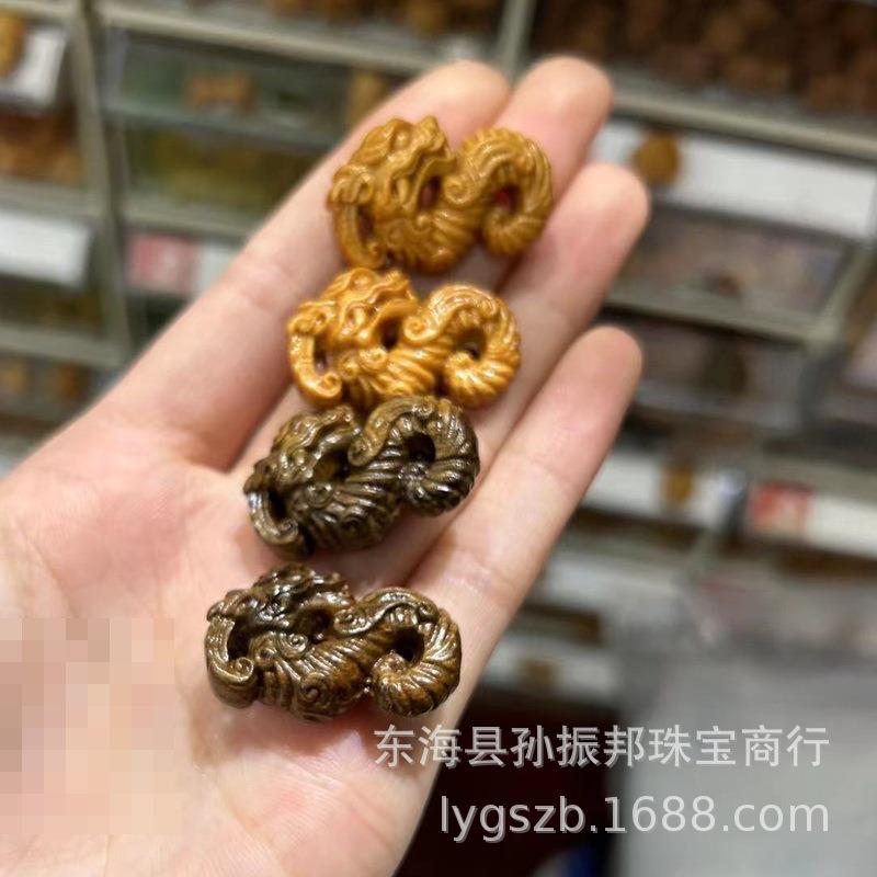 2025新款龙年桃木DIY配件手串项链饰品配件