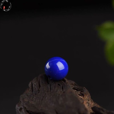 20267阿富汗老料青金石散珠帝王青无白无金单珠圆珠手串手链文玩