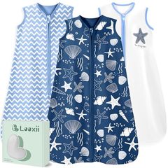 Looxii Baby Sleep Sack 18-24 Months 3 Pack 100% Cotton Baby