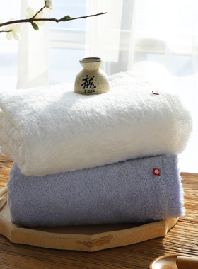hayashi 日本进口今治浴巾家用男女纯棉柔软情侣款一对洗澡大毛巾