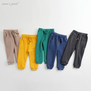马克珍妮春装 长裤 男女童休闲裤 宝宝运动裤 81666 子卫裤