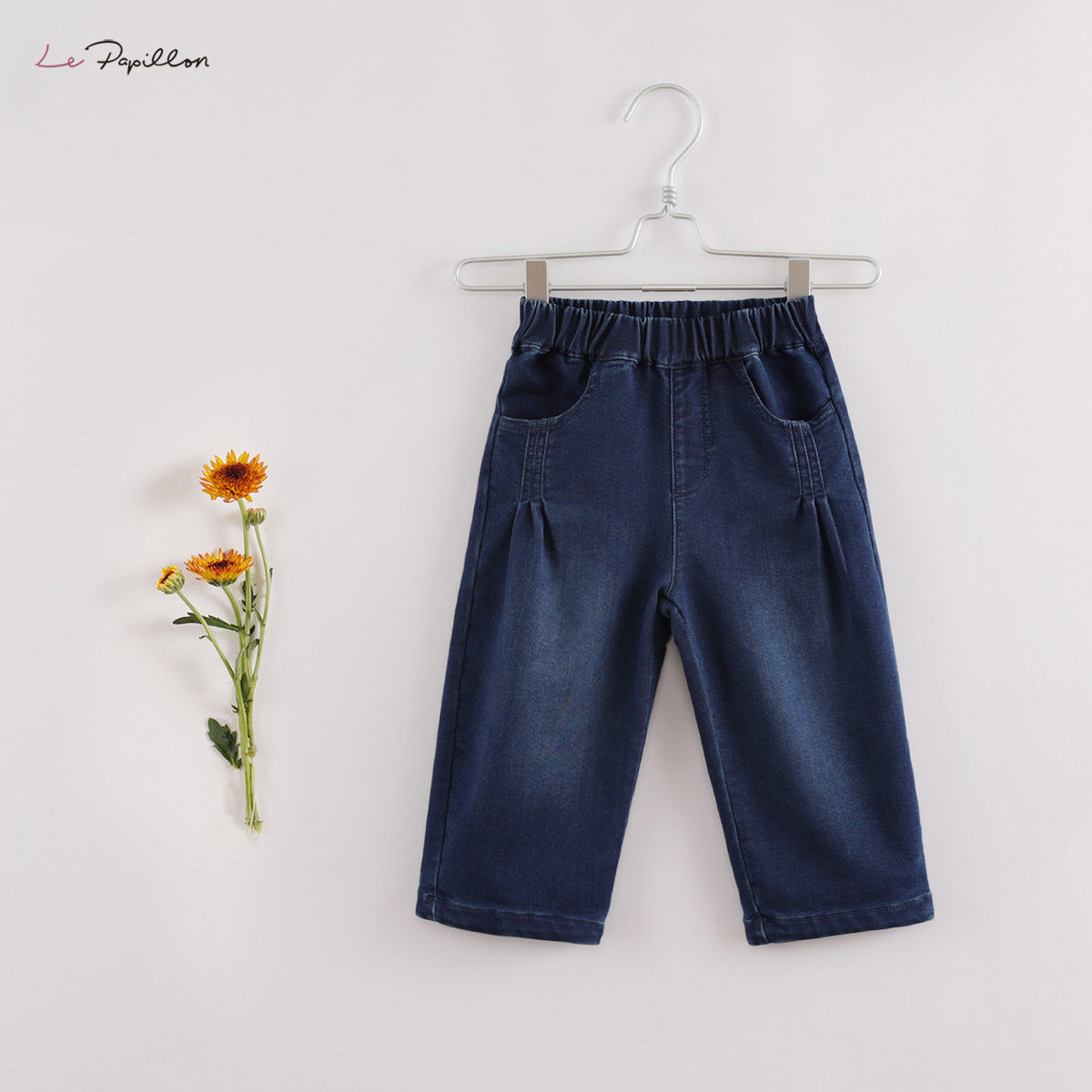 【VP】【马克珍妮法式】女童厚款锥形牛仔裤 春装裤子220299,童装/婴儿装/亲子装,儿童牛仔裤,淘宝优惠券,粉丝福利购,淘宝优惠卷