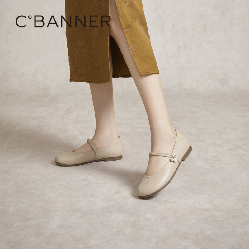 千百度玛丽珍平底芭蕾风