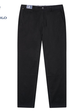 DIV.POLO保罗休闲裤男中腰2025秋季商务休闲直筒长裤子MV01233A1