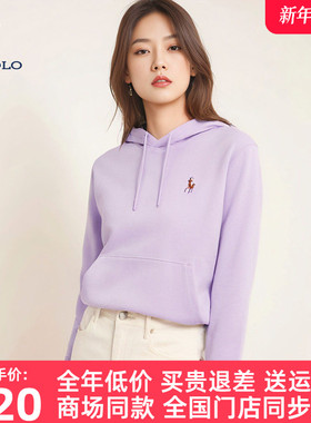 DIV.POLO保罗女士卫衣连帽2025秋新品商务休闲上衣体恤LB0133305