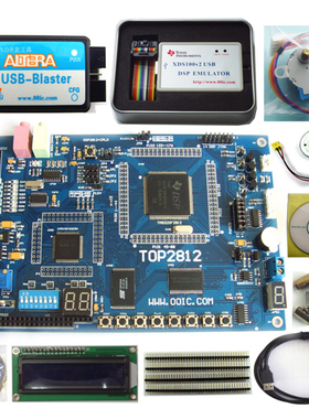 DSP2812开发板 00IC TOP2812 TMS320F2812学习板 DSP开发板套装