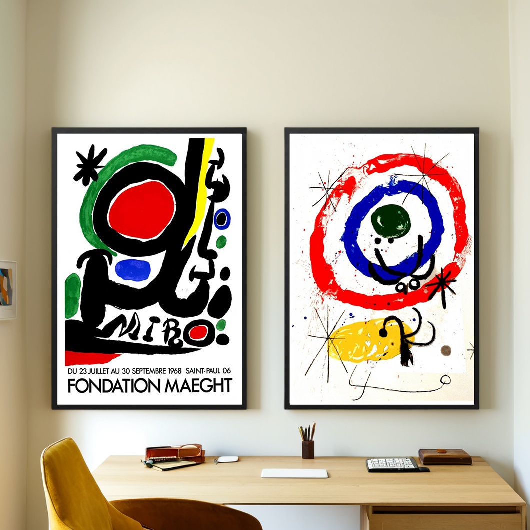 胡安米罗超现实主义艺术装饰画