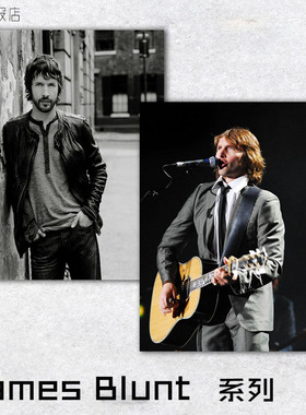 明星海报 詹姆斯勃朗特 James Blunt 上尉诗人装饰画欧美挂壁卧室