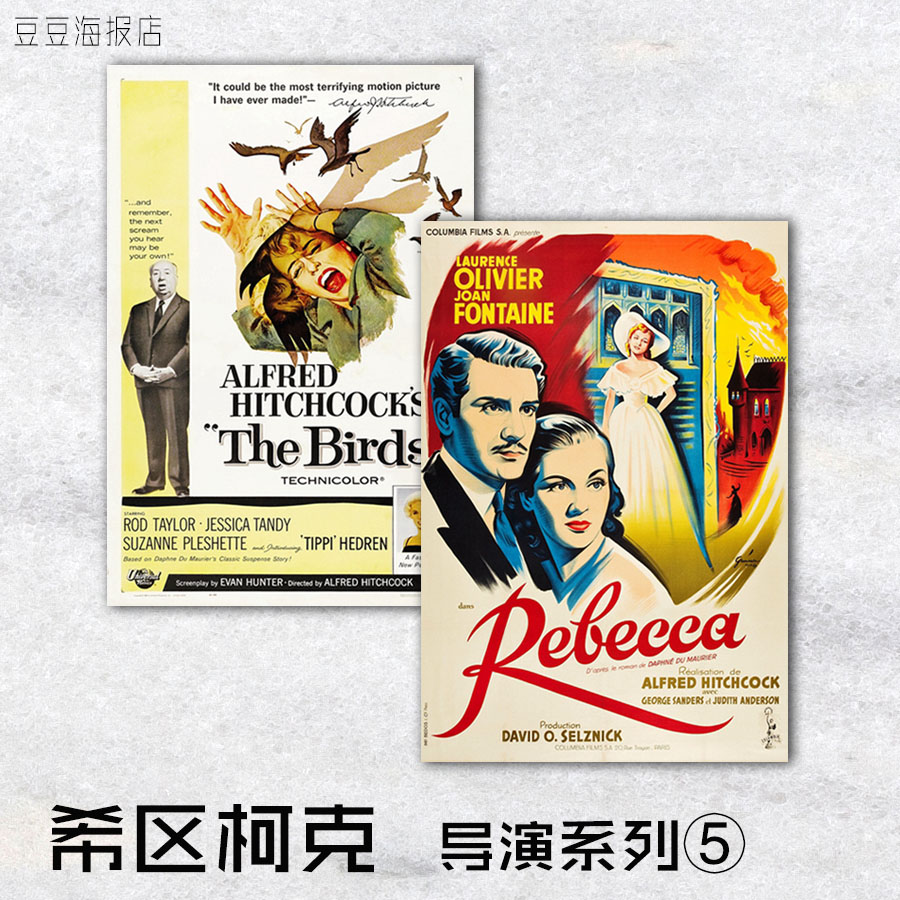 群鸟蝴蝶梦伸冤希区柯克电影海报