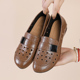 女2024新款 女鞋 真皮软底妈妈皮鞋 镂空单鞋 休闲夏季 透气大码