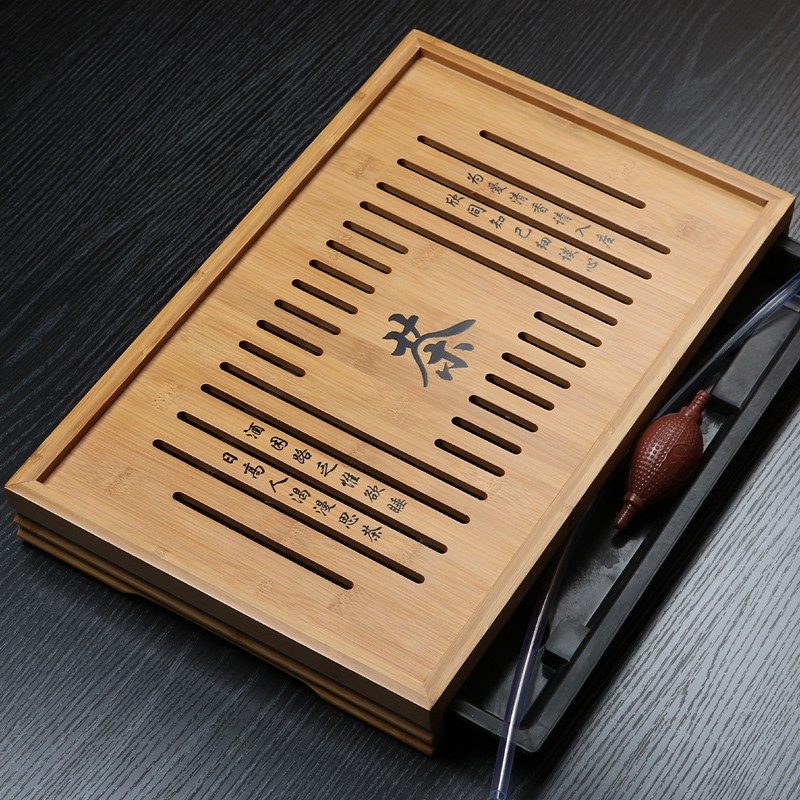 竹制托盘茶台家用茶盘