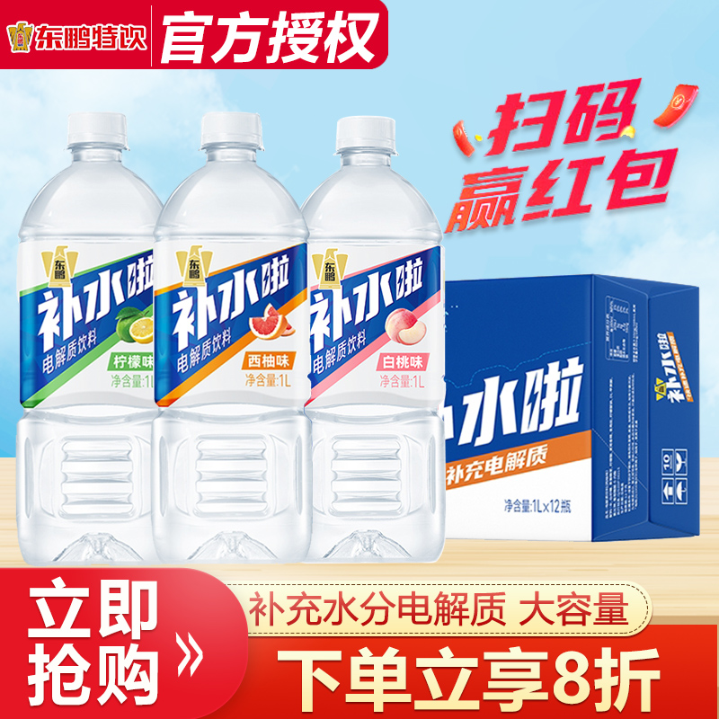 东鹏补水啦电解质饮料1L大瓶装
