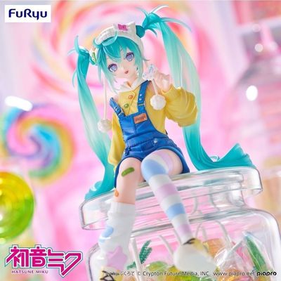 正版FuRyu初音未来棒棒糖泡面压景品手办全新未拆日版代理版