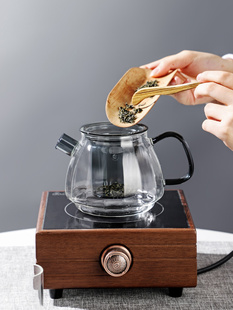明仕达高硼硅玻璃泡茶壶花茶壶煮茶壶可电陶炉加热