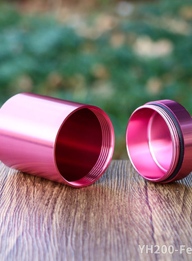 LAD YHORNET金属密封储藏66mm烟草防潮防湿药盒储存罐收纳罐Boxs