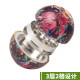 圆球形磨烟器手动UV彩印50MM三层手动锌合金碎烟研磨烟具grinder